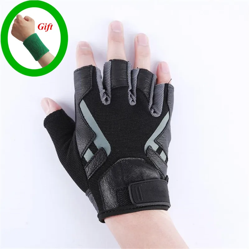 Half Finger Leather weightlifting Gym Gloves Dumbbell Barbell Bodybuilding Fitness Gloves Crossfit workout Training Gloves
Half Finger Leather weightlifting Gym Gloves Dumbbell Barbell Bodybuilding Fitness Gloves Crossfit workout Training Gloves