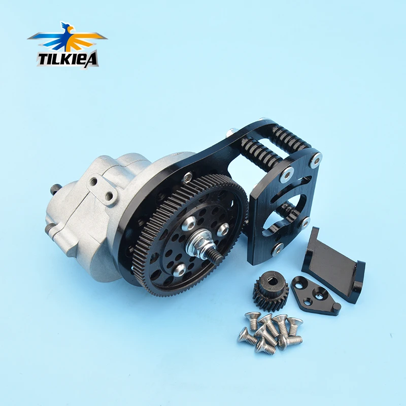 Metal Transmission Case R3 with Motor Gear And Mount Holder For 1/10 RC Crawler AXIAL SCX10 AX10 D90
Metal Transmission Case R3 with Motor Gear And Mount Holder For 1/10 RC Crawler AXIAL SCX10 AX10 D90