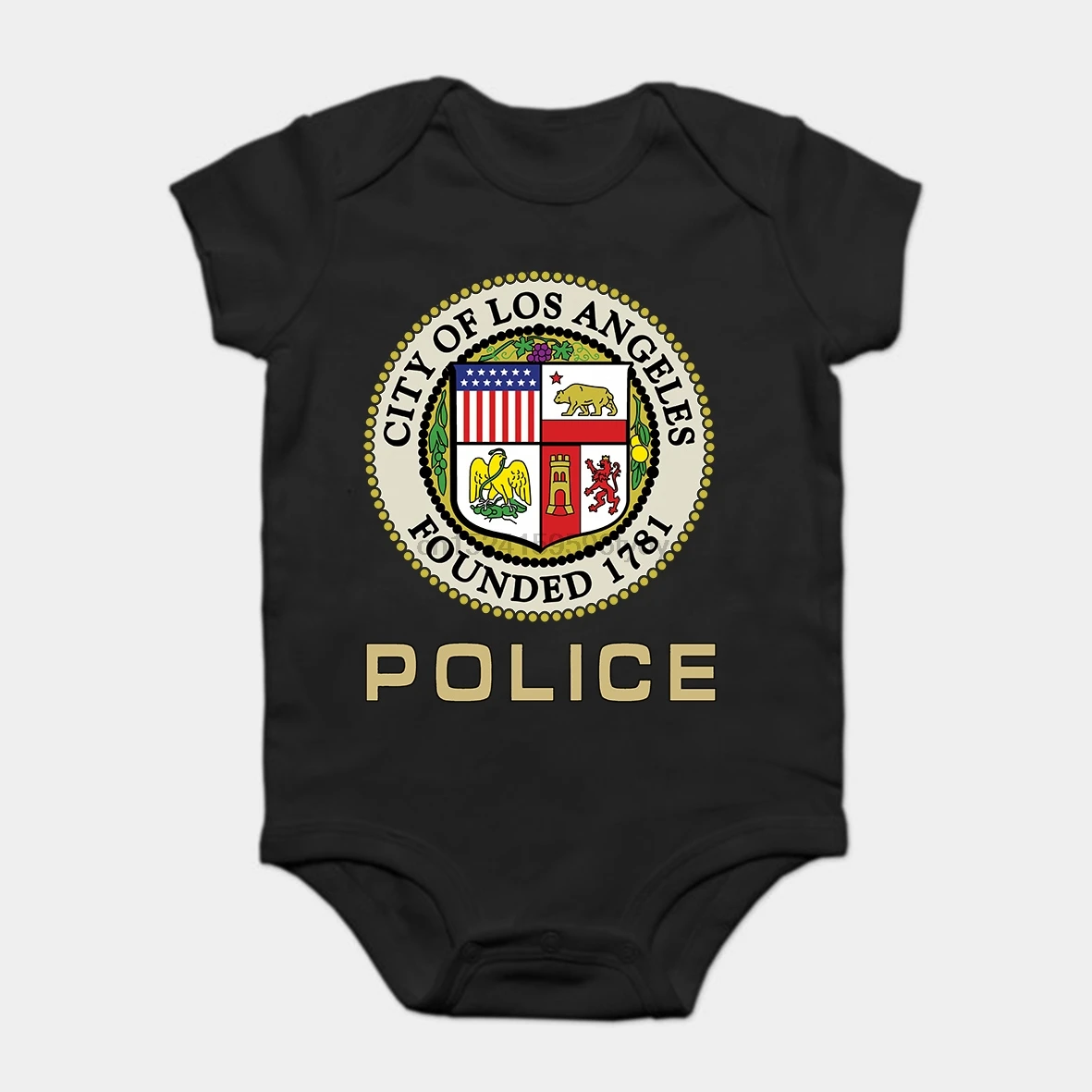 Baby Onesie Baby Bodysuits kid t shirt 100% Cotton Custom Printed LAPD Door Style
Baby Onesie Baby Bodysuits kid t shirt 100% Cotton Custom Printed LAPD Door Style
