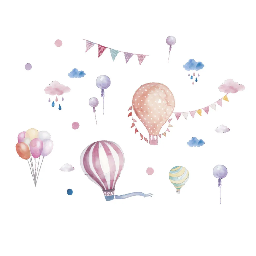 New Srrival Hot Air Balloon Wall Sticker Cartoon Cute Girls Room Children Room Living Room Decor Wall Sticker 30cmx90cm muraux
New Srrival Hot Air Balloon Wall Sticker Cartoon Cute Girls Room Children Room Living Room Decor Wall Sticker 30cmx90cm muraux