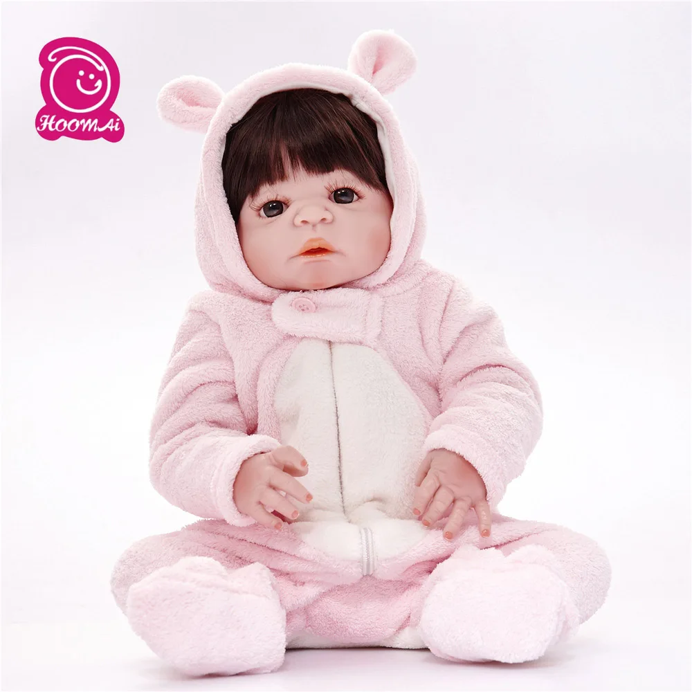 Lifelike Silicone Reborn Baby Menina Alive 22'' Newborn Baby Dolls Full Vinyl Body Toys Reborn Bebe Truly Kids Toys Xmas Gift
Lifelike Silicone Reborn Baby Menina Alive 22'' Newborn Baby Dolls Full Vinyl Body Toys Reborn Bebe Truly Kids Toys Xmas Gift