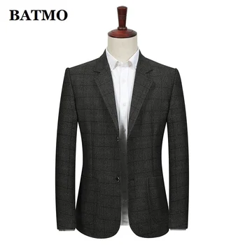 BATMO 2019 new arrival spring high quality plaid casual slim blazer men,men's slim jackets ,plus-size QHX903
BATMO 2019 new arrival spring high quality plaid casual slim blazer men,men's slim jackets ,plus-size QHX903