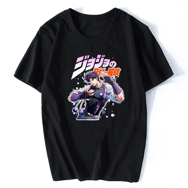 Новые мужские футболки Jotaro Jojos Невероятные приключения модная повседневная