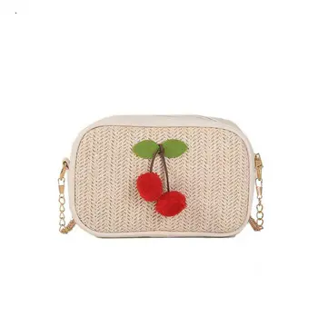 2019 New Fashion Womens Elegant Cross Body Chain Shoulder Bags Evening Party Straw Rattan Woven Cherry Bag Banquet Handbag
2019 New Fashion Womens Elegant Cross Body Chain Shoulder Bags Evening Party Straw Rattan Woven Cherry Bag Banquet Handbag