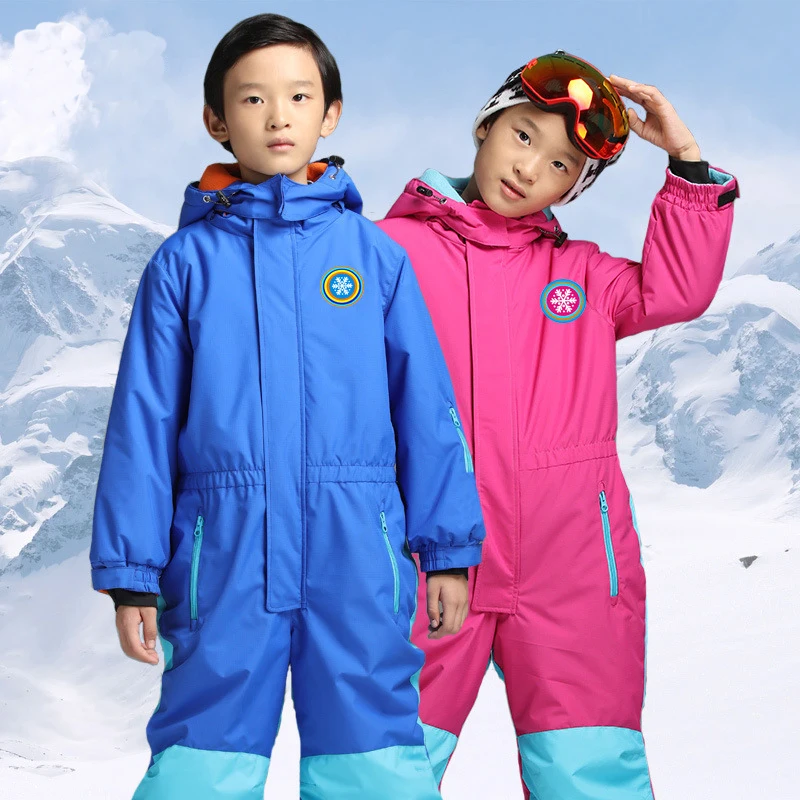 2019 Boys Girls Skiing Suits Winter Outdoor Hooded One-piece Kids Sets Children Jumpsuit Waterproof Windproof Warm Snow Suit
2019 Boys Girls Skiing Suits Winter Outdoor Hooded One-piece Kids Sets Children Jumpsuit Waterproof Windproof Warm Snow Suit