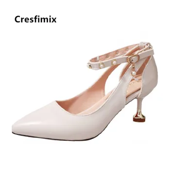 Cresfimix Women Cute Comfortable Beige Pu Leather High Heel Shoes Lady Casual Shoes Party Sexy Pumps Vrouwen Hoge Hakken B5251
Cresfimix Women Cute Comfortable Beige Pu Leather High Heel Shoes Lady Casual Shoes Party Sexy Pumps Vrouwen Hoge Hakken B5251