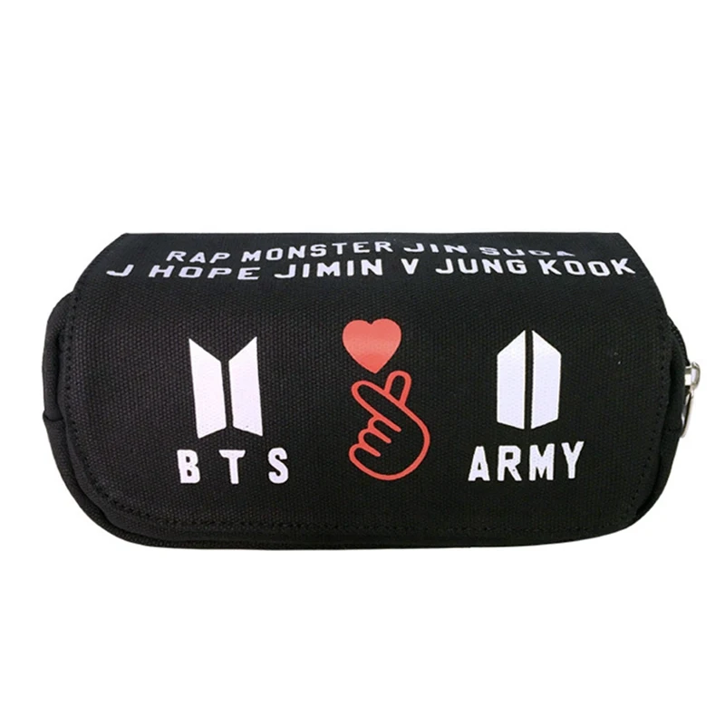 Kawaii BTS Pencil Case Canvas Fabric Double Super Large Capacity Pencil Bag Zipper Pencil Box School Supplies Stationery
Kawaii BTS Pencil Case Canvas Fabric Double Super Large Capacity Pencil Bag Zipper Pencil Box School Supplies Stationery