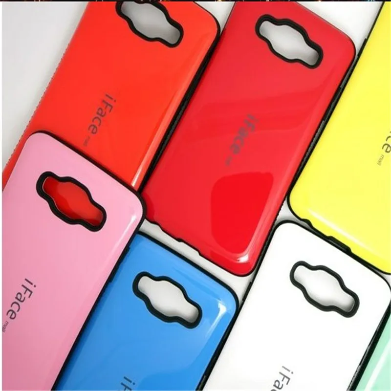 Sinbeda iFace mall Case For Samsung Galaxy G7106 G5300 Phone Housing Shockproof Bumper PC+TPU Back Cover J1 Ace |