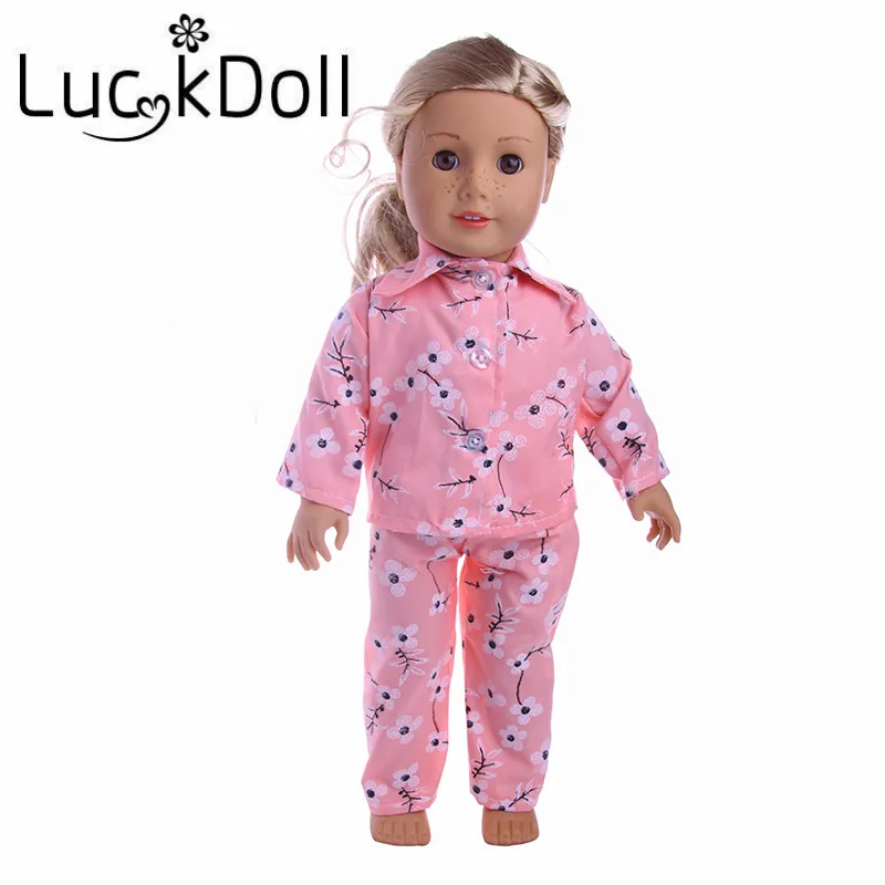 New arrives pink hand pajamas Fit 18inch doll for kids free shipping(Only clothes)
New arrives pink hand pajamas Fit 18inch doll for kids free shipping(Only clothes)