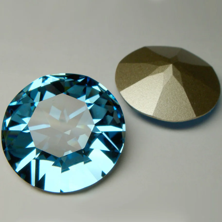 1201 Round Cabochon Chaton 27mm Aqaumarine Large Sew On Stones With Setting Fancy Rhinestone Crystal DIY Garment Decorations
1201 Round Cabochon Chaton 27mm Aqaumarine Large Sew On Stones With Setting Fancy Rhinestone Crystal DIY Garment Decorations