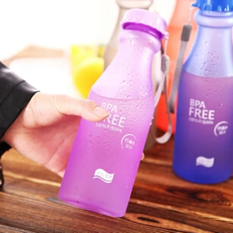 Hot Sale 550ML Candy Colord Portable Plastic Water Bottle Tour Sport Lemon Juice Cup Drinkware High Quality
Hot Sale 550ML Candy Colord Portable Plastic Water Bottle Tour Sport Lemon Juice Cup Drinkware High Quality