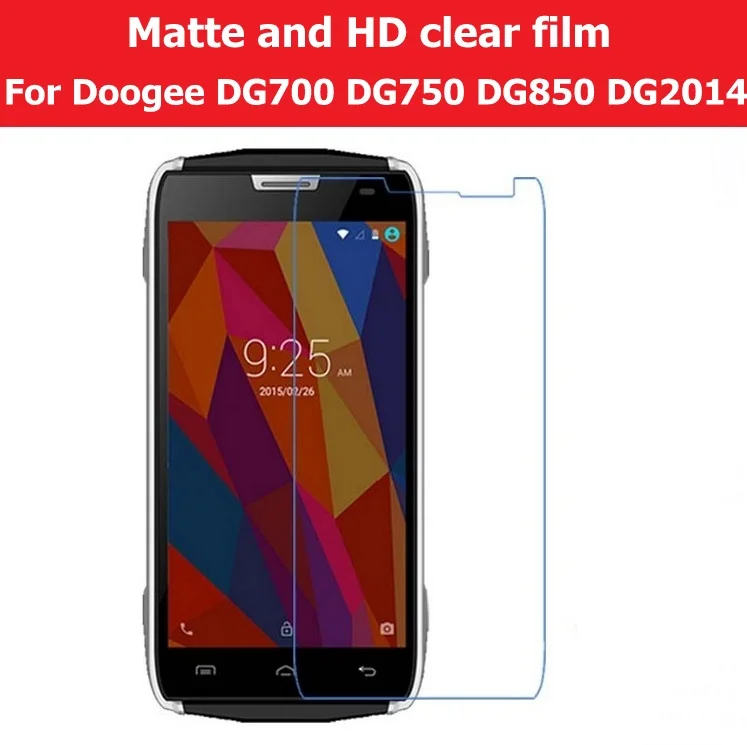Screen Protector Anti-Glare Matte Film For Doogee Titans2 DG700 Iron Bone DG750 Hitman DG850 Turbo DG2014 HD Clear Glossy Film
Screen Protector Anti-Glare Matte Film For Doogee Titans2 DG700 Iron Bone DG750 Hitman DG850 Turbo DG2014 HD Clear Glossy Film