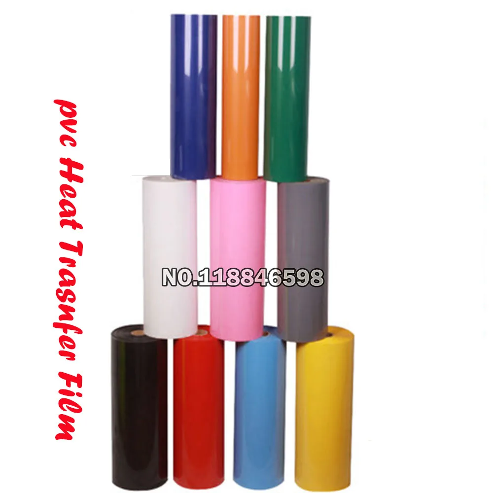 Free Ship 12"x40"/30cmx100cm Heat Transfer Vinyl cutting film Cutter Press PVC Iron-on Cutting Plotter T-shirt DIY 1 sheet
Free Ship 12"x40"/30cmx100cm Heat Transfer Vinyl cutting film Cutter Press PVC Iron-on Cutting Plotter T-shirt DIY 1 sheet