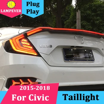For Honda Civic 10th Sedan 2015 2016 2017 2018 Car Tail lights Taillight Rear Lamp Automobiles Turning+Reverse+Fog+Brake light
For Honda Civic 10th Sedan 2015 2016 2017 2018 Car Tail lights Taillight Rear Lamp Automobiles Turning+Reverse+Fog+Brake light
