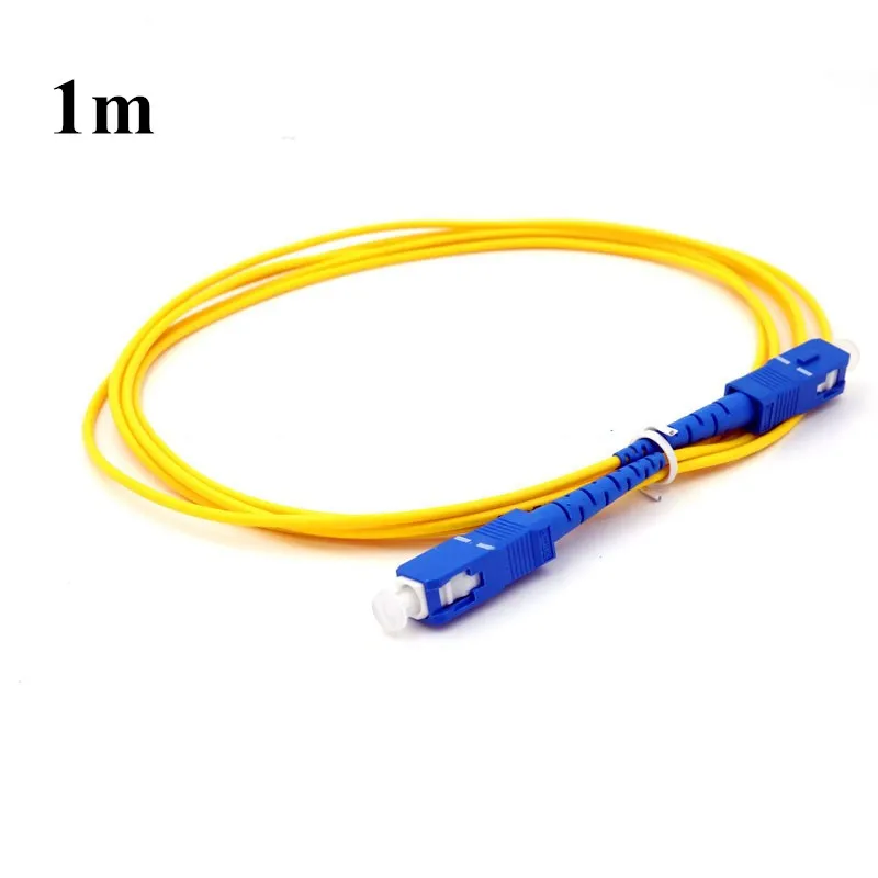 1m SC UPC Simplex 2.0mm PVC Single Mode Fiber Patch Cable,Patch Cord, Optical Fiber Jumper SM SX SC Patchcord
1m SC UPC Simplex 2.0mm PVC Single Mode Fiber Patch Cable,Patch Cord, Optical Fiber Jumper SM SX SC Patchcord