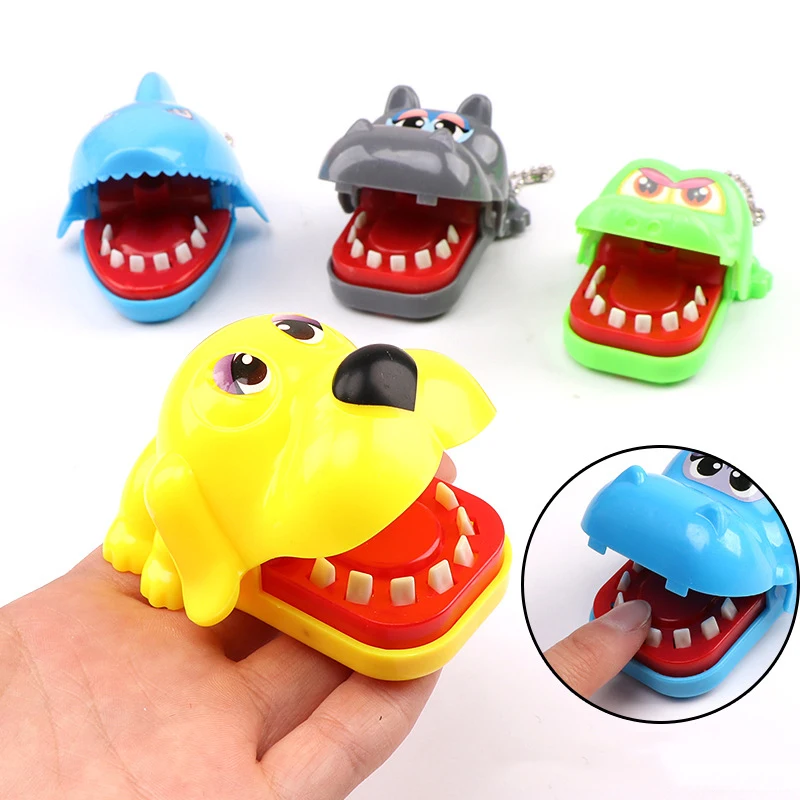 Bite Finger Game Novel Toy Funny Trick Large Crocodile Shark Dog Hippo Mouth Dentist Bite Finger Game Tricky Toy with Key Chain
Bite Finger Game Novel Toy Funny Trick Large Crocodile Shark Dog Hippo Mouth Dentist Bite Finger Game Tricky Toy with Key Chain