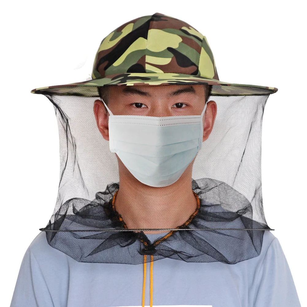 Beekeeping Hat Anti bee Suit Two-Layer Head Top Camouflage Hat-Veil Combo Bee Hat Bug Mesh Mask Beekeeping Protective Jacket
Beekeeping Hat Anti bee Suit Two-Layer Head Top Camouflage Hat-Veil Combo Bee Hat Bug Mesh Mask Beekeeping Protective Jacket