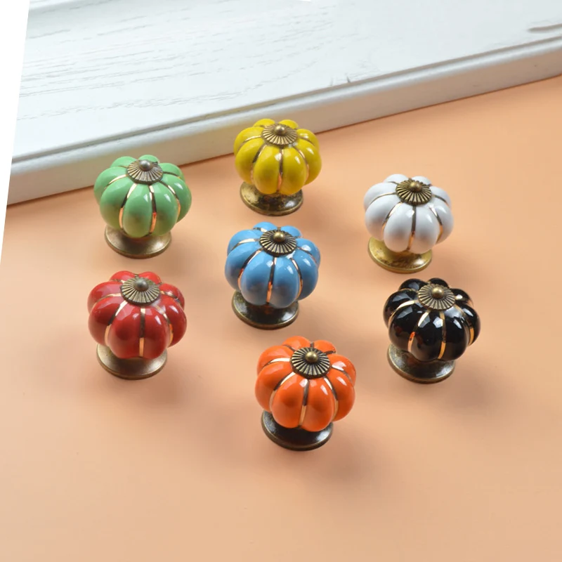 Color cartoon adorable pumpkin cupboard door pull hand Dresser Pull Ceramic Kitchen Cabinet Handle Knob Furniture Hardware
Color cartoon adorable pumpkin cupboard door pull hand Dresser Pull Ceramic Kitchen Cabinet Handle Knob Furniture Hardware