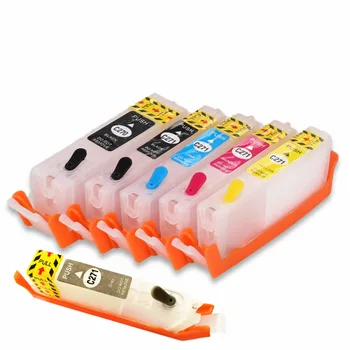 5 Sets PGI-270PGBK CLI-271 BK C M Y GY Refillable Ink Cartridge For Canon PIXMA MG7720 TS9020 TS8020 Printer With ARC CHIP 
5 Sets PGI-270PGBK CLI-271 BK C M Y GY Refillable Ink Cartridge For Canon PIXMA MG7720 TS9020 TS8020 Printer With ARC CHIP