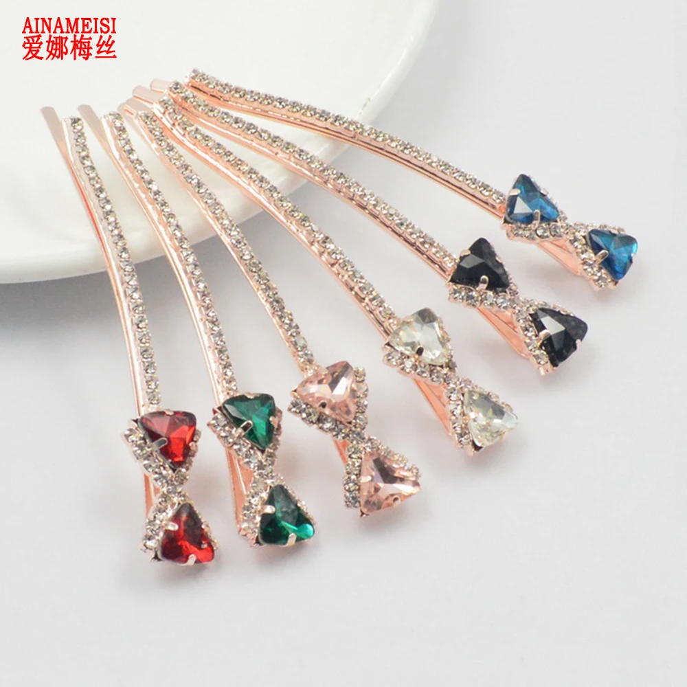 AINAMEISI Fashion Women Hair Accessories Girls Hair Jewelry Crystal Rhinestone Bow Hair Clip Hairpin Barrette Head Orname
AINAMEISI Fashion Women Hair Accessories Girls Hair Jewelry Crystal Rhinestone Bow Hair Clip Hairpin Barrette Head Orname