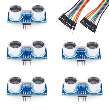 Keywish 5PCS HC-SR04 Ultrasonic Module Kit Distance Sensor for Arduino R3 Mega2560 Nano Duemilanove Nano Raspberry Pi 3
Keywish 5PCS HC-SR04 Ultrasonic Module Kit Distance Sensor for Arduino R3 Mega2560 Nano Duemilanove Nano Raspberry Pi 3