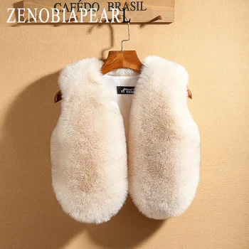 ZENOBIAPEARL Kids Girls Fur Vest Coats Winter Warm Waistcoat Children Sleeveless Jacket Outerwear Clothing For 2-14 Years Old
ZENOBIAPEARL Kids Girls Fur Vest Coats Winter Warm Waistcoat Children Sleeveless Jacket Outerwear Clothing For 2-14 Years Old
