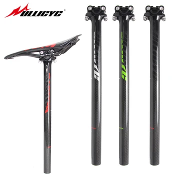 Ullicyc 3K Glossy Full Carbon Fiber Bike Seat Post Colorful Mountain/Road Bicycle Seatposts 27.2/30.8/31.6/33.9/34.9*350/400mm
Ullicyc 3K Glossy Full Carbon Fiber Bike Seat Post Colorful Mountain/Road Bicycle Seatposts 27.2/30.8/31.6/33.9/34.9*350/400mm