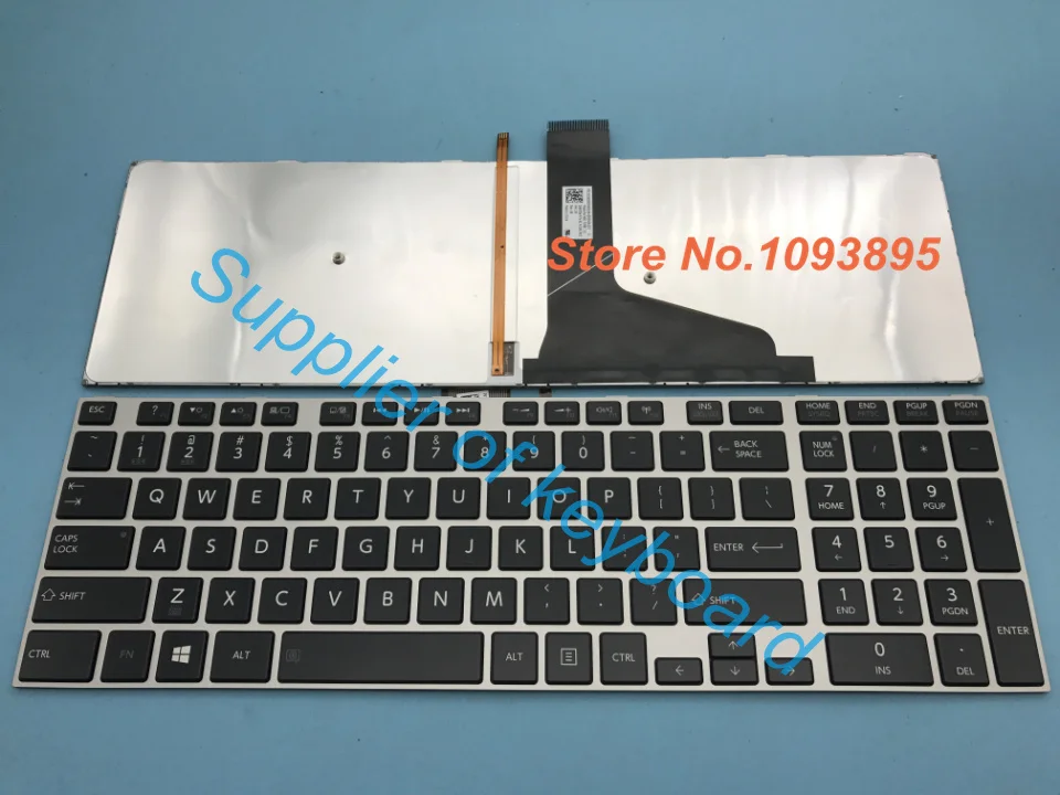 New English keyboard For Toshiba Satellite S70-B S70D-B S70T-B laptop English keyboard With Backlit Silver Frame
New English keyboard For Toshiba Satellite S70-B S70D-B S70T-B laptop English keyboard With Backlit Silver Frame