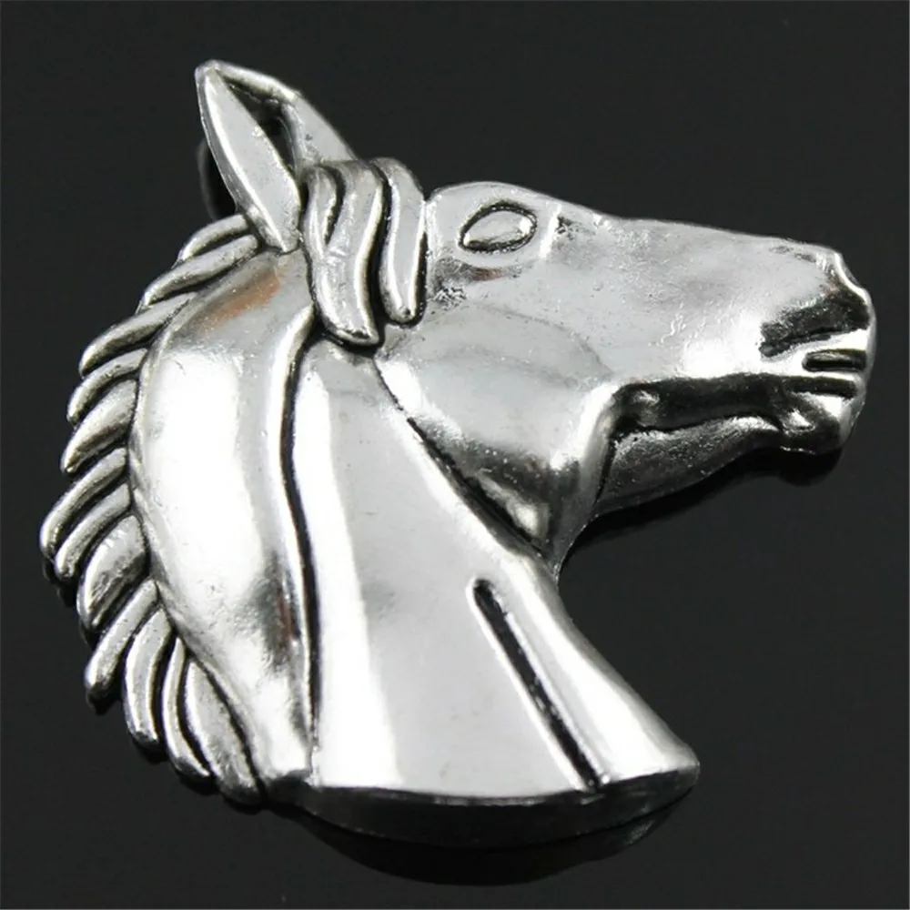 Charms Big Horse Head 2 Colors Antique Silver Antique Bronze Color Alloy DIY Jewelry Making Accessories 52x51mm 1pcs/lot
Charms Big Horse Head 2 Colors Antique Silver Antique Bronze Color Alloy DIY Jewelry Making Accessories 52x51mm 1pcs/lot