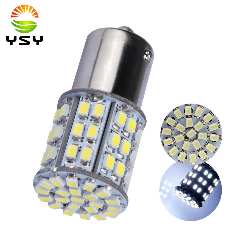 100 шт. автомобильные T20 T25 1156 BA15S светодиодный LED 64 SMD Автомобильные Габаритные