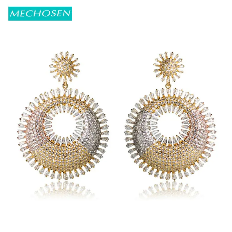 MECHOSEN Fashion Sun Shape Stud Earrings For Women Three Tones Color Cubic Zirconia Brinco Engagement Decoration Bohemian Aretes
MECHOSEN Fashion Sun Shape Stud Earrings For Women Three Tones Color Cubic Zirconia Brinco Engagement Decoration Bohemian Aretes