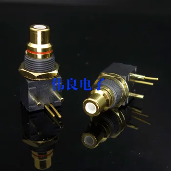 Gold-plated RCA seat turntable DAC decoder digital coaxial input and output PCB 90 degree soldering plate socket
Gold-plated RCA seat turntable DAC decoder digital coaxial input and output PCB 90 degree soldering plate socket