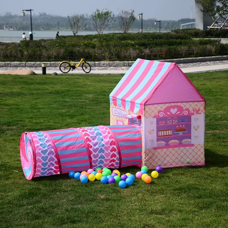 pink tent for baby