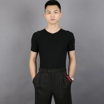 Black Ballroom Dance Top Men Short Sleeves Standard Dance Waltz Practice Dance Wear Latin Salsa Tango Rumba Dancing Tops DC2048
Black Ballroom Dance Top Men Short Sleeves Standard Dance Waltz Practice Dance Wear Latin Salsa Tango Rumba Dancing Tops DC2048