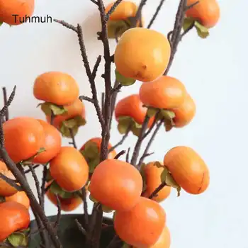 5 Heads Artificial Persimmon Fruit Simulation Flowers Lifelike Home Wedding Party Garden Decor Fake Fruit Plants
5 Heads Artificial Persimmon Fruit Simulation Flowers Lifelike Home Wedding Party Garden Decor Fake Fruit Plants