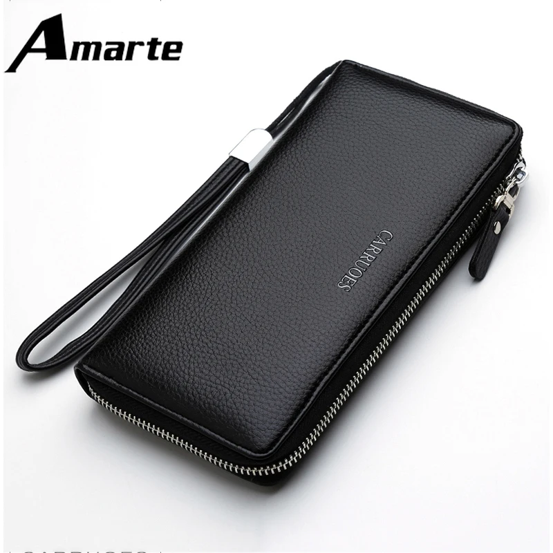 2019 Amarte High Quality Men Wallet Zipper Large Capacity Solid Color Men Wallets Wild Simple Casual Fashion Wallets for Male
2019 Amarte High Quality Men Wallet Zipper Large Capacity Solid Color Men Wallets Wild Simple Casual Fashion Wallets for Male
