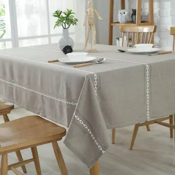 Korean Cotton Linen Tablecloth Gray Stripes Dust-proof Table cloth Banquet Rectangular Cover cloth Hotel Decoration
Korean Cotton Linen Tablecloth Gray Stripes Dust-proof Table cloth Banquet Rectangular Cover cloth Hotel Decoration
