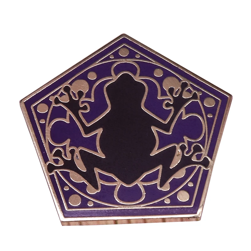 Hogwarts house chocolate frog brooch magical munchies food pin Harri Potter badge Otaku kids gift
Hogwarts house chocolate frog brooch magical munchies food pin Harri Potter badge Otaku kids gift