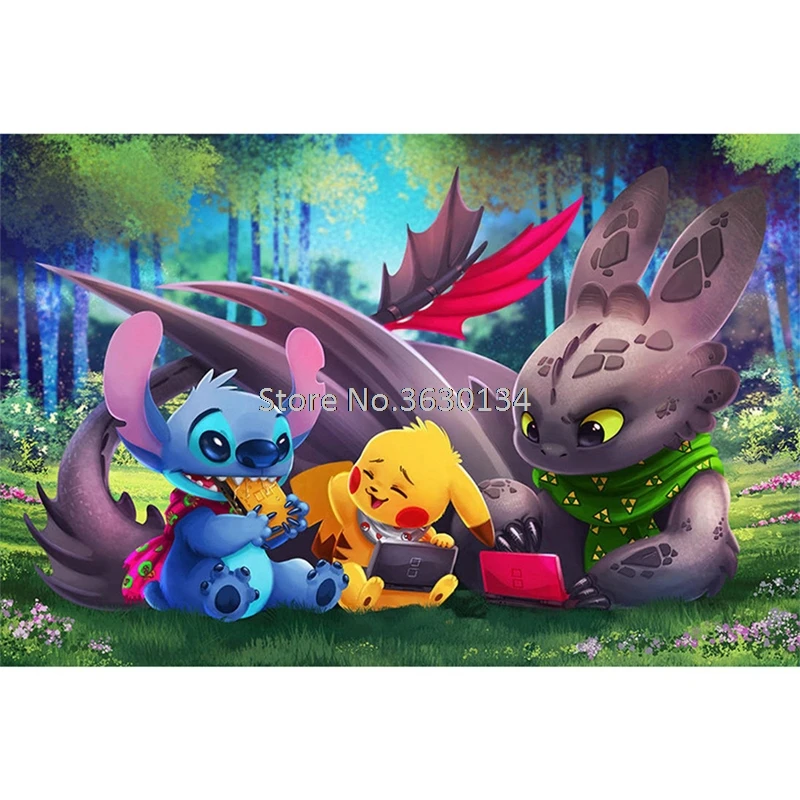 Dragon And Pikachu, Pokemon,Diamond Embroidery Full Square/Round Drill Rhinestone,Mosaic Diamond,5D Diy ,Diamond Painting
Dragon And Pikachu, Pokemon,Diamond Embroidery Full Square/Round Drill Rhinestone,Mosaic Diamond,5D Diy ,Diamond Painting