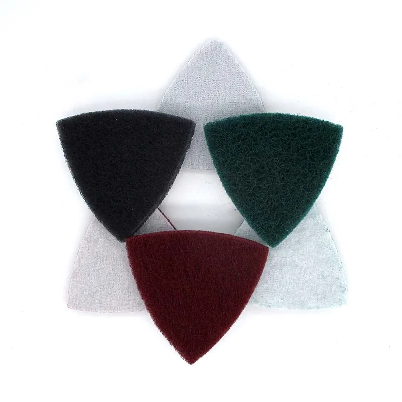 15Pcs 90x90x90mm 240 to 800 Grit Multi-purpose Triangle Scouring Pad Industrial Heavy Duty Nylon Cleaning Cloth Hook and Loop
15Pcs 90x90x90mm 240 to 800 Grit Multi-purpose Triangle Scouring Pad Industrial Heavy Duty Nylon Cleaning Cloth Hook and Loop