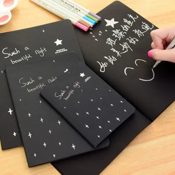 56K/32K/16K Creative Black Paper Sketch Graffiti Book Diary Notebook Drawing Painting Notepad Stationery Office School Supplies
56K/32K/16K Creative Black Paper Sketch Graffiti Book Diary Notebook Drawing Painting Notepad Stationery Office School Supplies