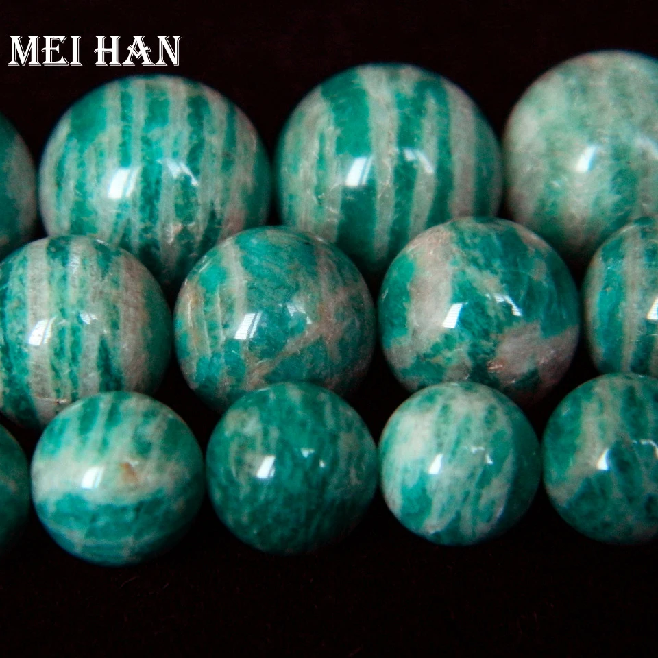 Meihan Free shipping (1 strand/set) natural 8mm rare Russian Amazonite round beads for jewelry design making
Meihan Free shipping (1 strand/set) natural 8mm rare Russian Amazonite round beads for jewelry design making