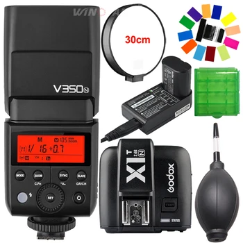 Godox V350N TTL HSS 1/8000s 2.4G X System Camera Speedlite Flash Built-in Li-ion Battery + X1T-N Trigger Transmitter for Nikon
Godox V350N TTL HSS 1/8000s 2.4G X System Camera Speedlite Flash Built-in Li-ion Battery + X1T-N Trigger Transmitter for Nikon