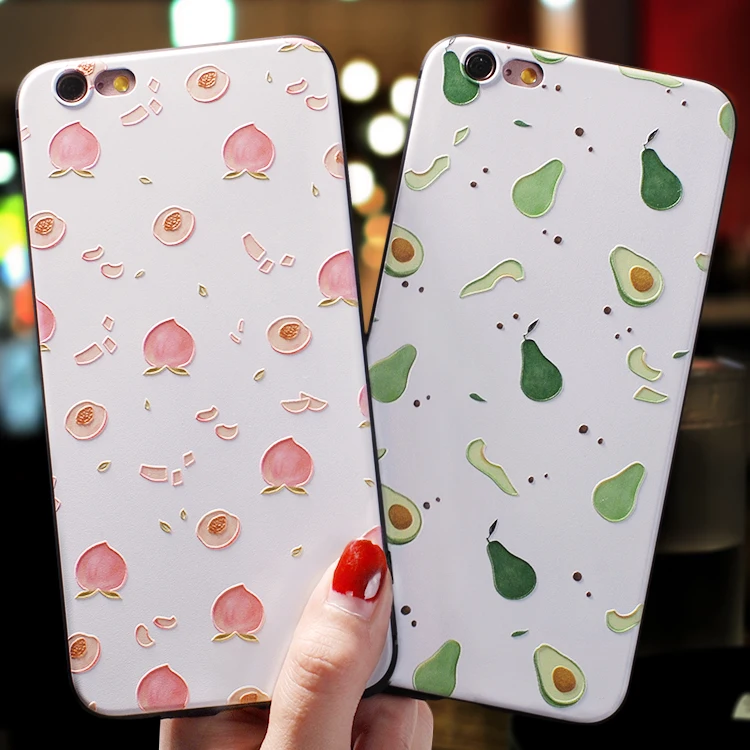 Cartoon Cute avocado peach Emboss case For Iphone XS MAX X XS XR 7 8 Plus cover 6 6S PLUS
Cartoon Cute avocado peach Emboss case For Iphone XS MAX X XS XR 7 8 Plus cover 6 6S PLUS