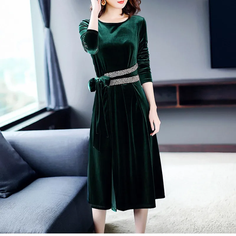 Womens Corduroy Party Dress 2019 Early Spring Autumn Womens Lady Three-Quarter Sleeve Dresses A-line O-Neck Elegant Dress
Womens Corduroy Party Dress 2019 Early Spring Autumn Womens Lady Three-Quarter Sleeve Dresses A-line O-Neck Elegant Dress