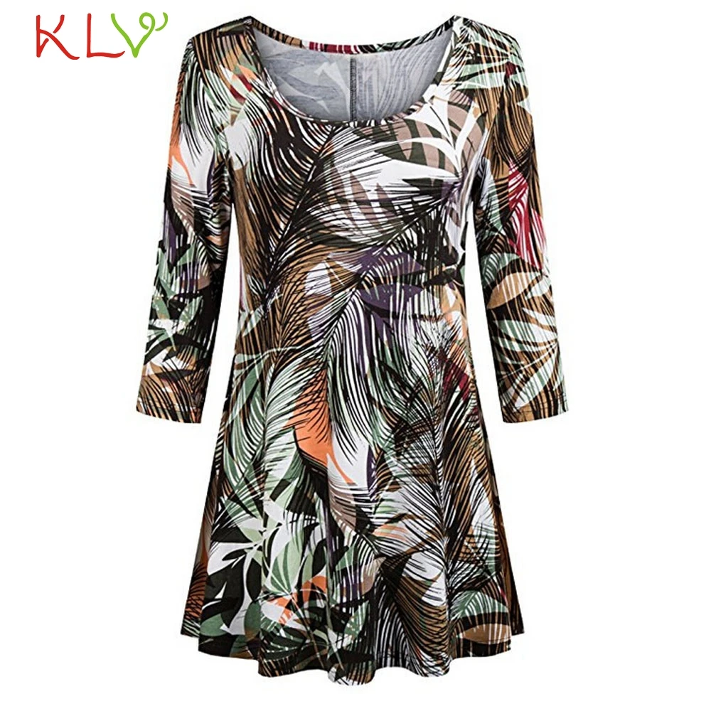 Women Top Floral Print Casual Loose Tunic Tees Ladies 3/4 Long Sleeve Autumn Modis 2018 Female T-shirt Plus Size 18Nov21
Women Top Floral Print Casual Loose Tunic Tees Ladies 3/4 Long Sleeve Autumn Modis 2018 Female T-shirt Plus Size 18Nov21