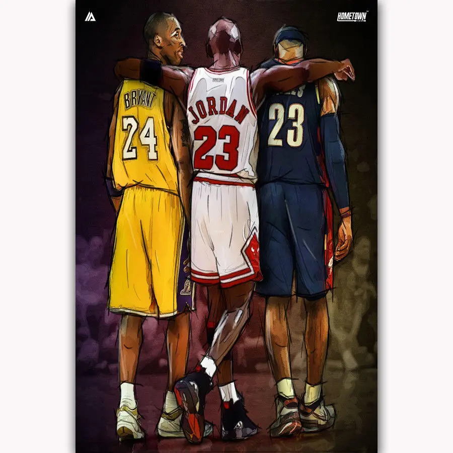 New Michael Jordan Kobe Bryant Lebron James-Silk Art Poster Wall Sticker Decoration Gift
New Michael Jordan Kobe Bryant Lebron James-Silk Art Poster Wall Sticker Decoration Gift