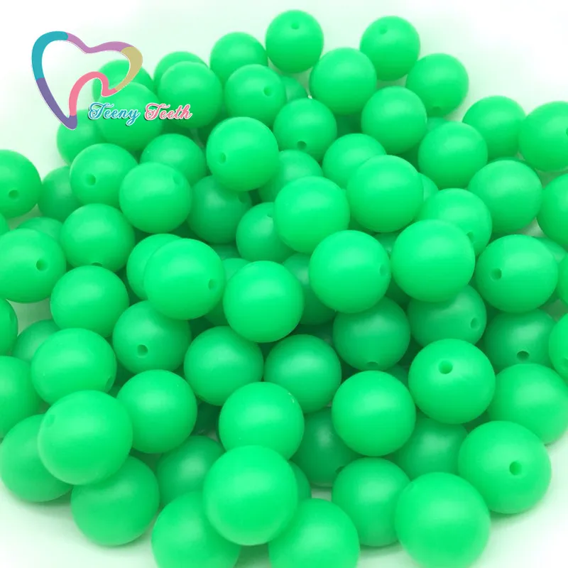 Teeny Teeth 10 PCS Clear Green 15MM Round Loose Silicone Beads Baby Chew Non Toxic BPA Free Food Grade Teething Loose Beads
Teeny Teeth 10 PCS Clear Green 15MM Round Loose Silicone Beads Baby Chew Non Toxic BPA Free Food Grade Teething Loose Beads