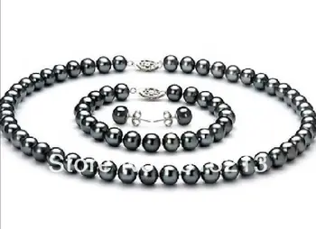 free shipping ddh00608 a sets of natural 9-10mm black pearl necklace earring and bracelet !
free shipping ddh00608 a sets of natural 9-10mm black pearl necklace earring and bracelet !