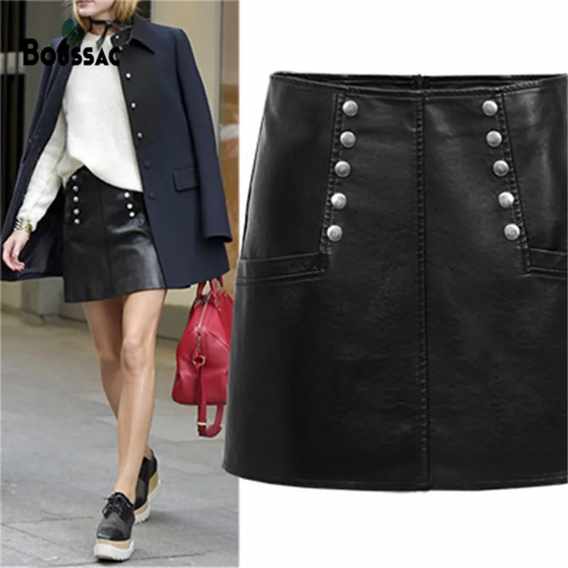 Women Steampunk Skirts Womens Streetwear Black PU Leather Skirt Sexy Button Party Mini Skirt Clubwear Easily Match Skirt XL-4XL
Women Steampunk Skirts Womens Streetwear Black PU Leather Skirt Sexy Button Party Mini Skirt Clubwear Easily Match Skirt XL-4XL
